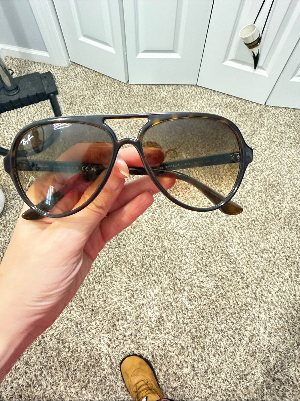 Authentic Ray-bans brown - Picture 4 of 5
